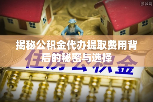 台西揭秘公积金代办提取费用背后的秘密与选择