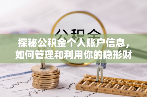 台西探秘公积金个人账户信息，如何管理和利用你的隐形财富
