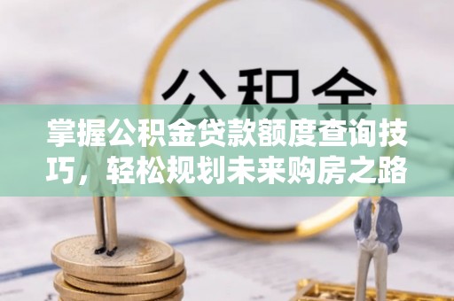 台西掌握公积金贷款额度查询技巧，轻松规划未来购房之路